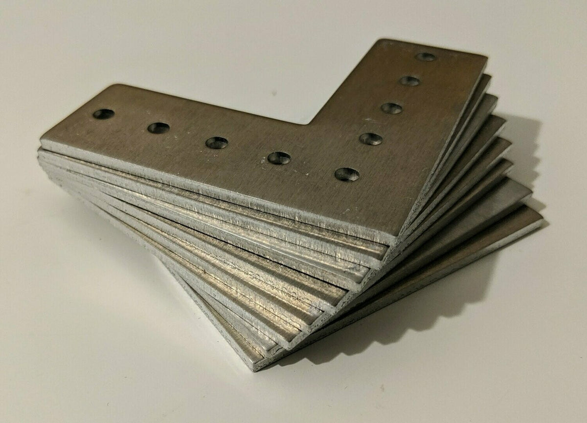 QTY 8 - Aluminum L Gussets - .163 hole size