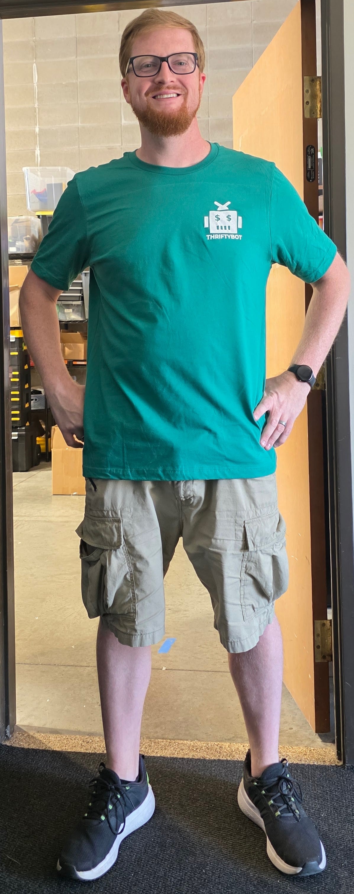 Thriftybot Green T-Shirt