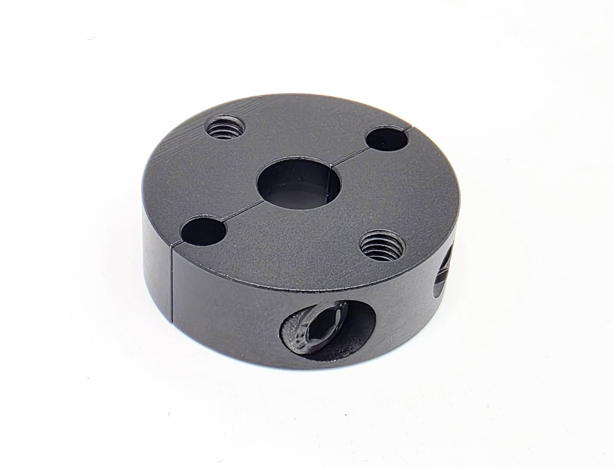 Aluminum 8mm Clamping Shaft Collar + M4 Hub