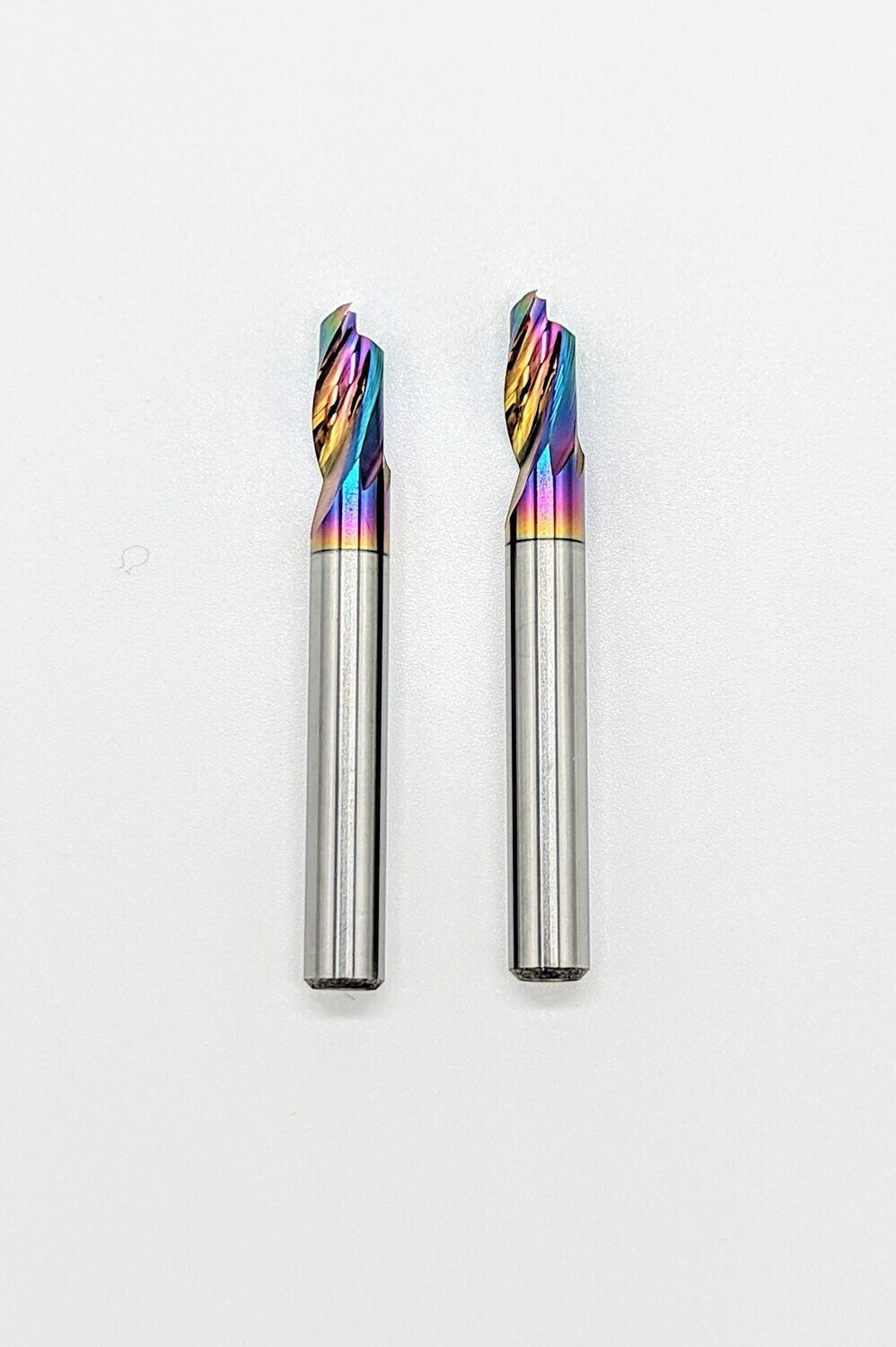 QTY 2 - 6mm Carbide Single Flute Endmill