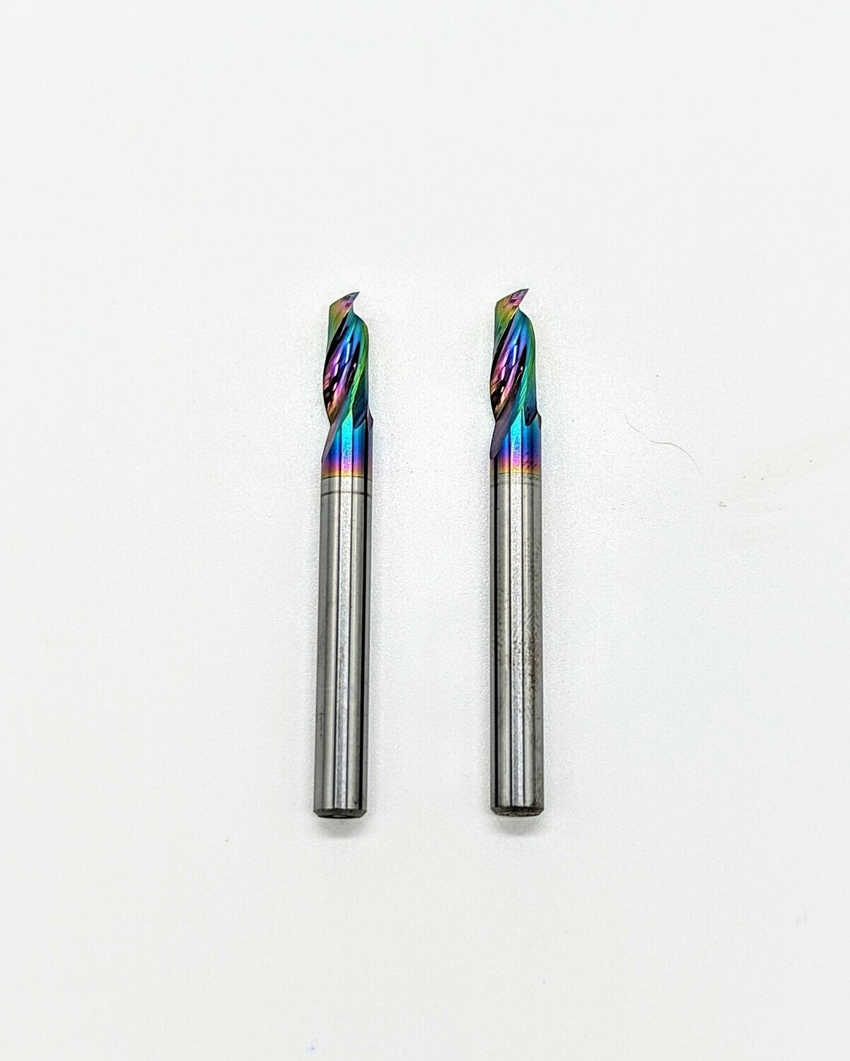 QTY 2 - 5mm Carbide Single Flute Endmill