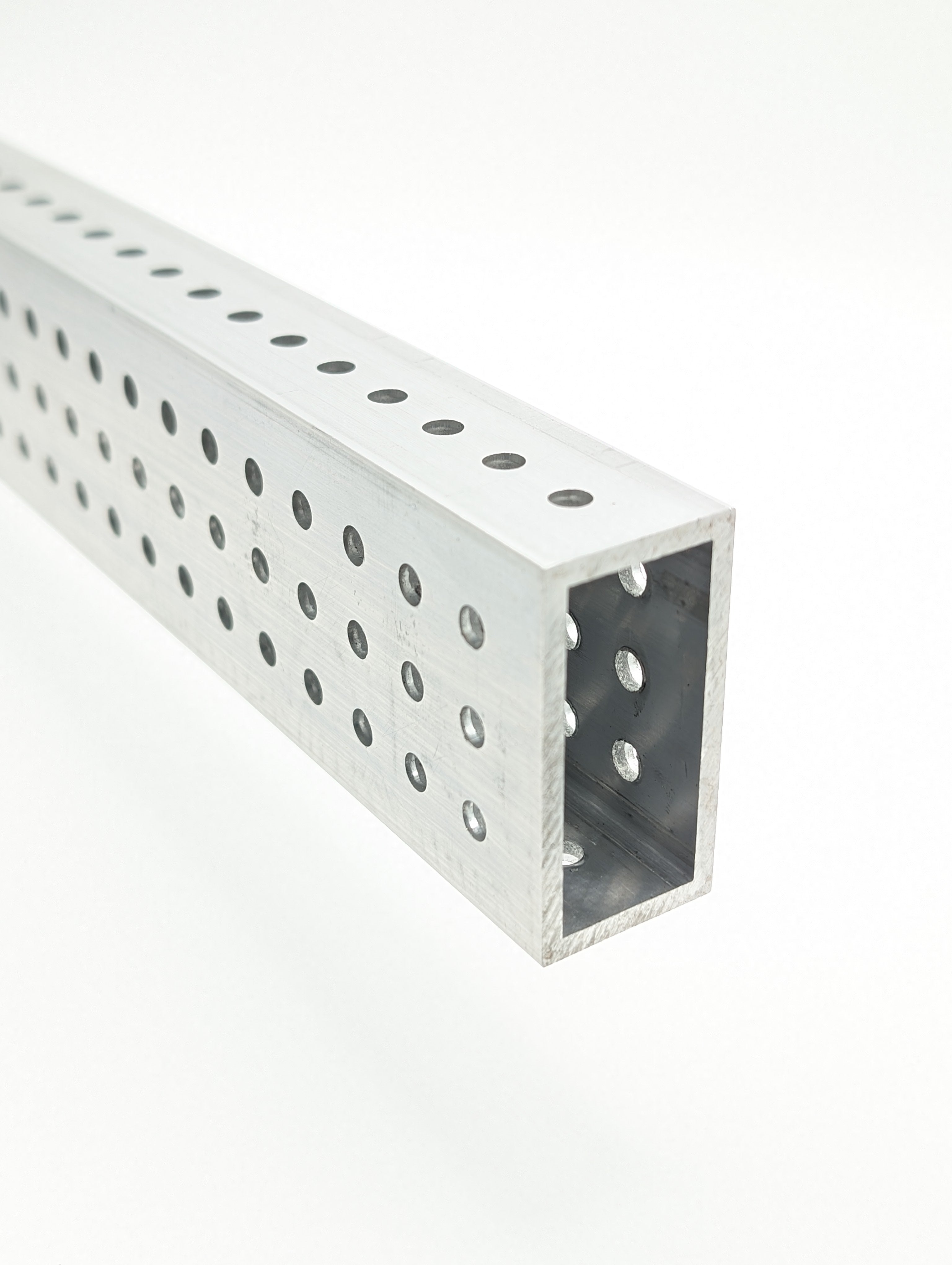 Thrifty 2" x 1" Grid Pattern Aluminum Box Extrusion