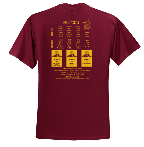 Maverick Robotics Team 4272 World Champions 2025 T-Shirt