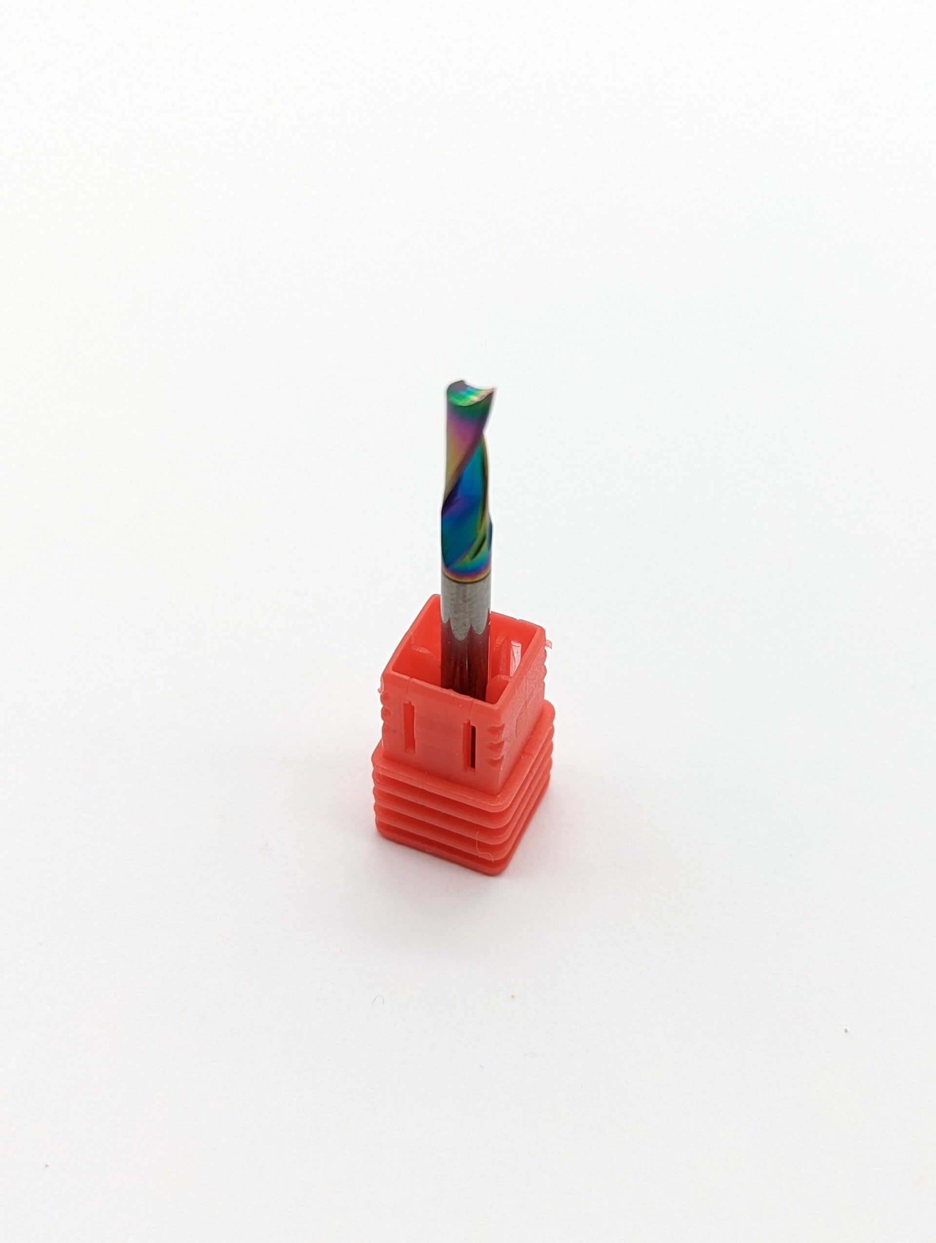 QTY 2 - 4mm Carbide Single Flute Endmill