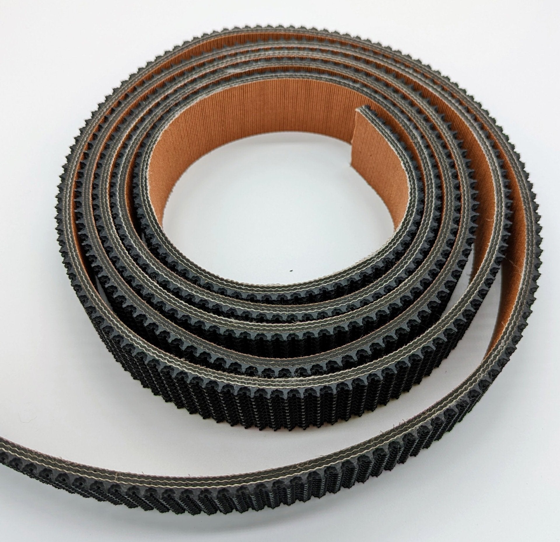 1.5" Wide Black 3 Ply Neoprene Rubber Tread - 10 Foot QTY