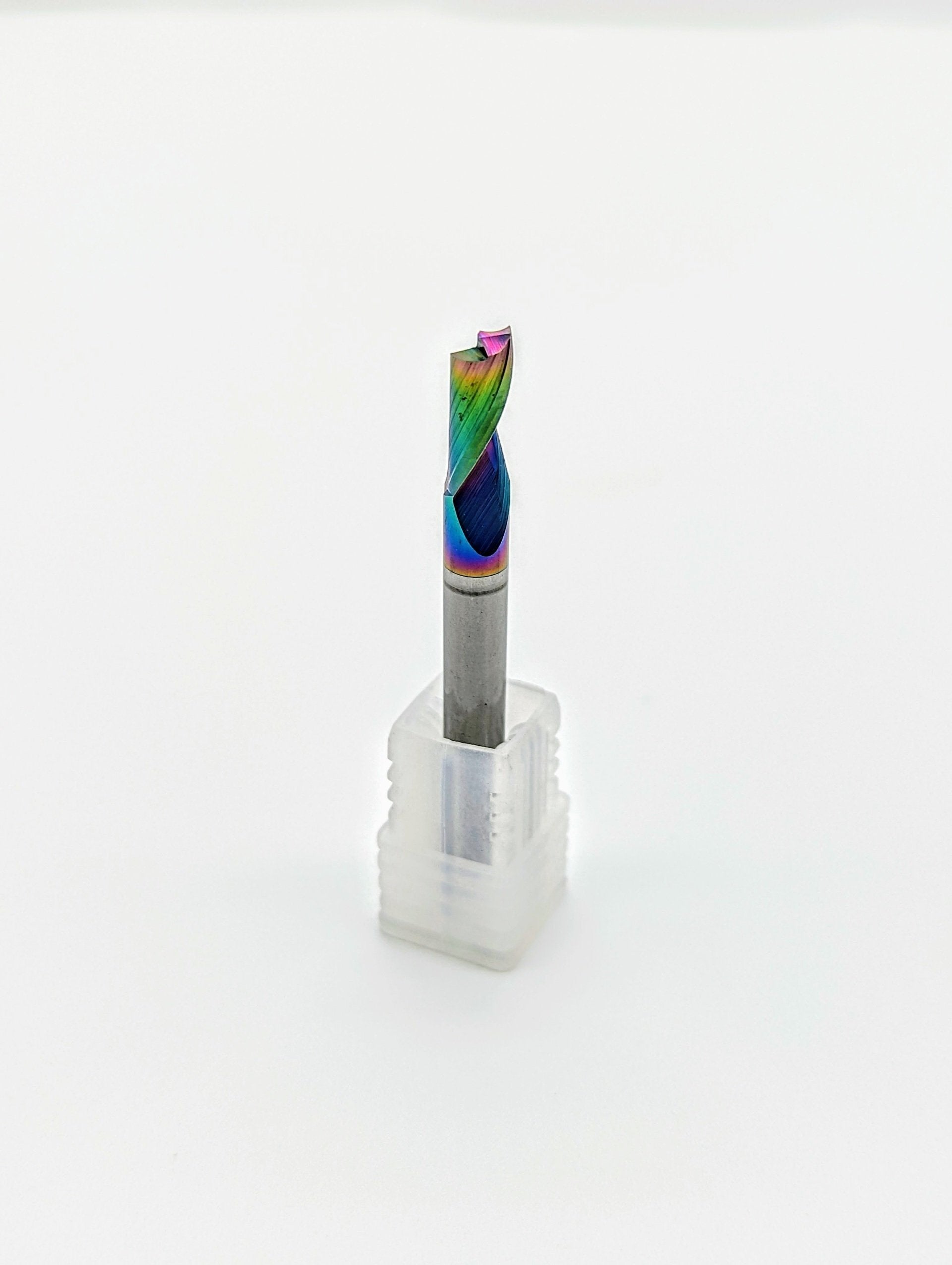 QTY 2 - 5mm Carbide Single Flute Endmill