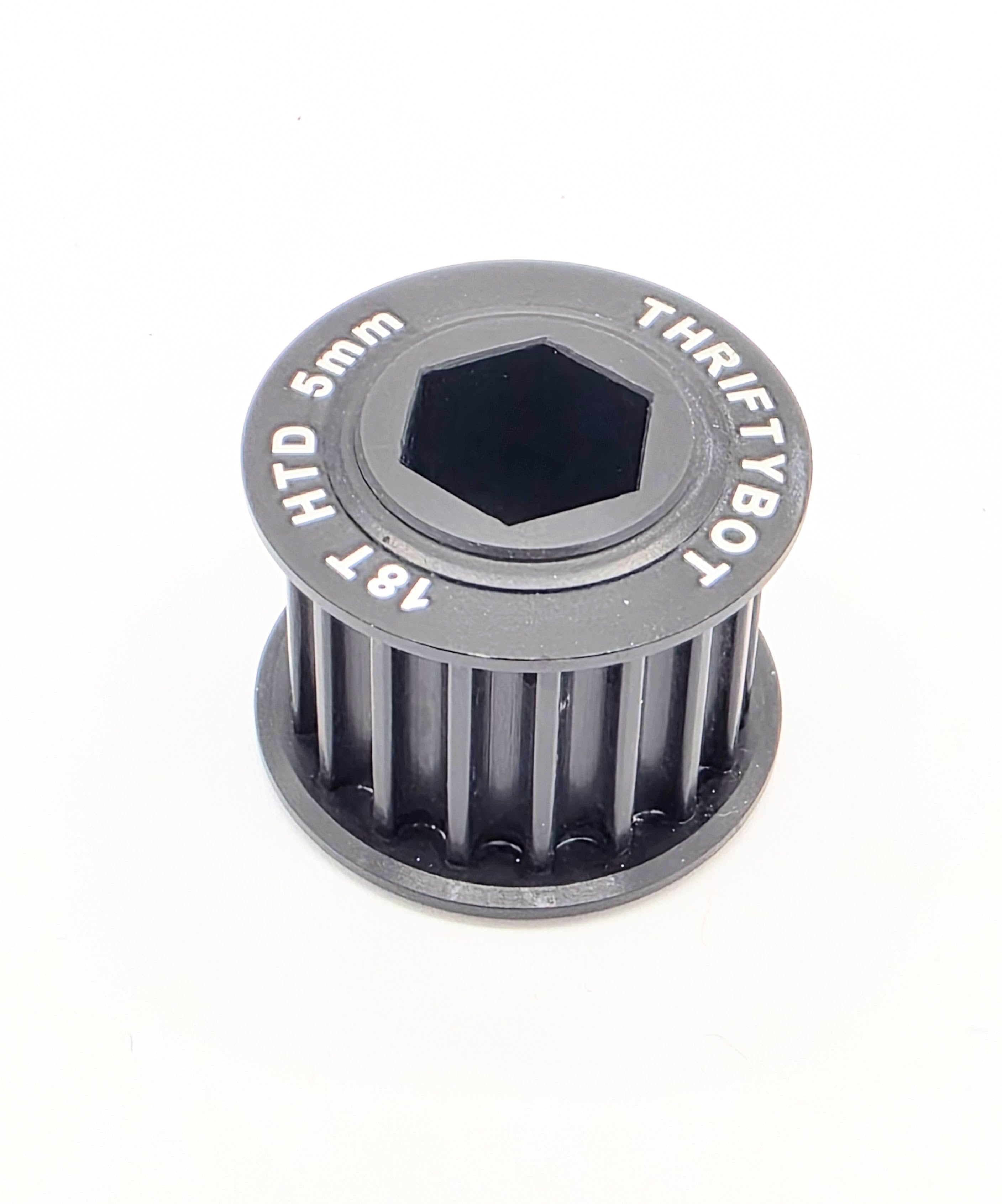 1/2" Hex Bore Aluminum HTD Pulleys