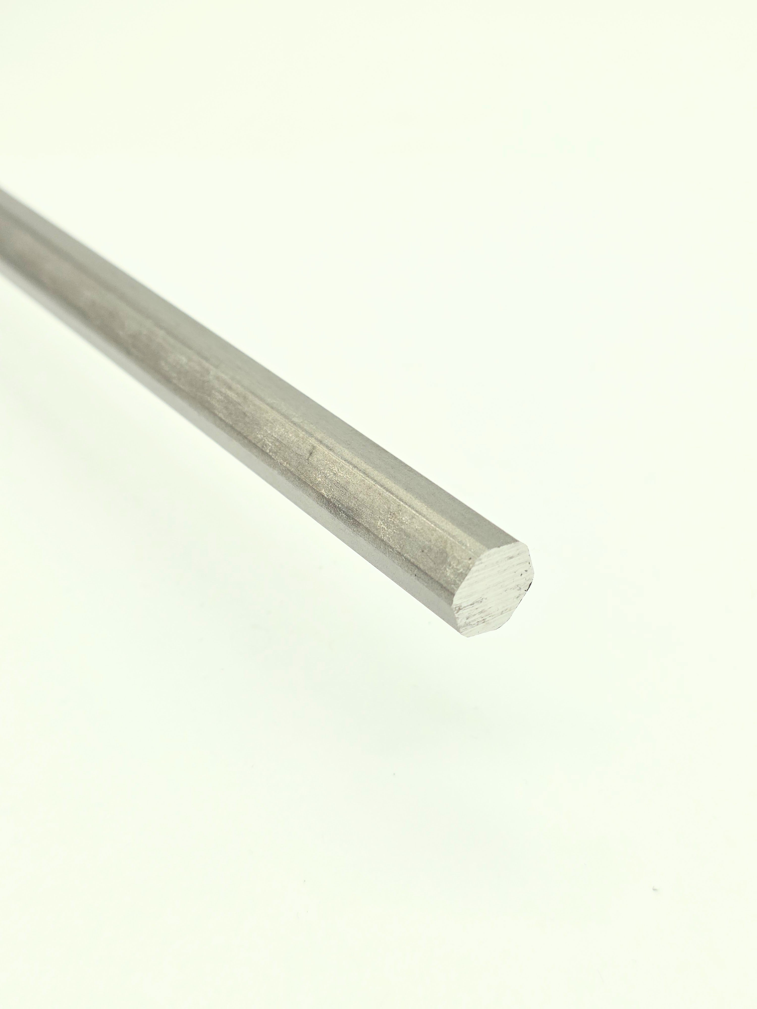 22 Inch Rounded Hex Steel Shaft