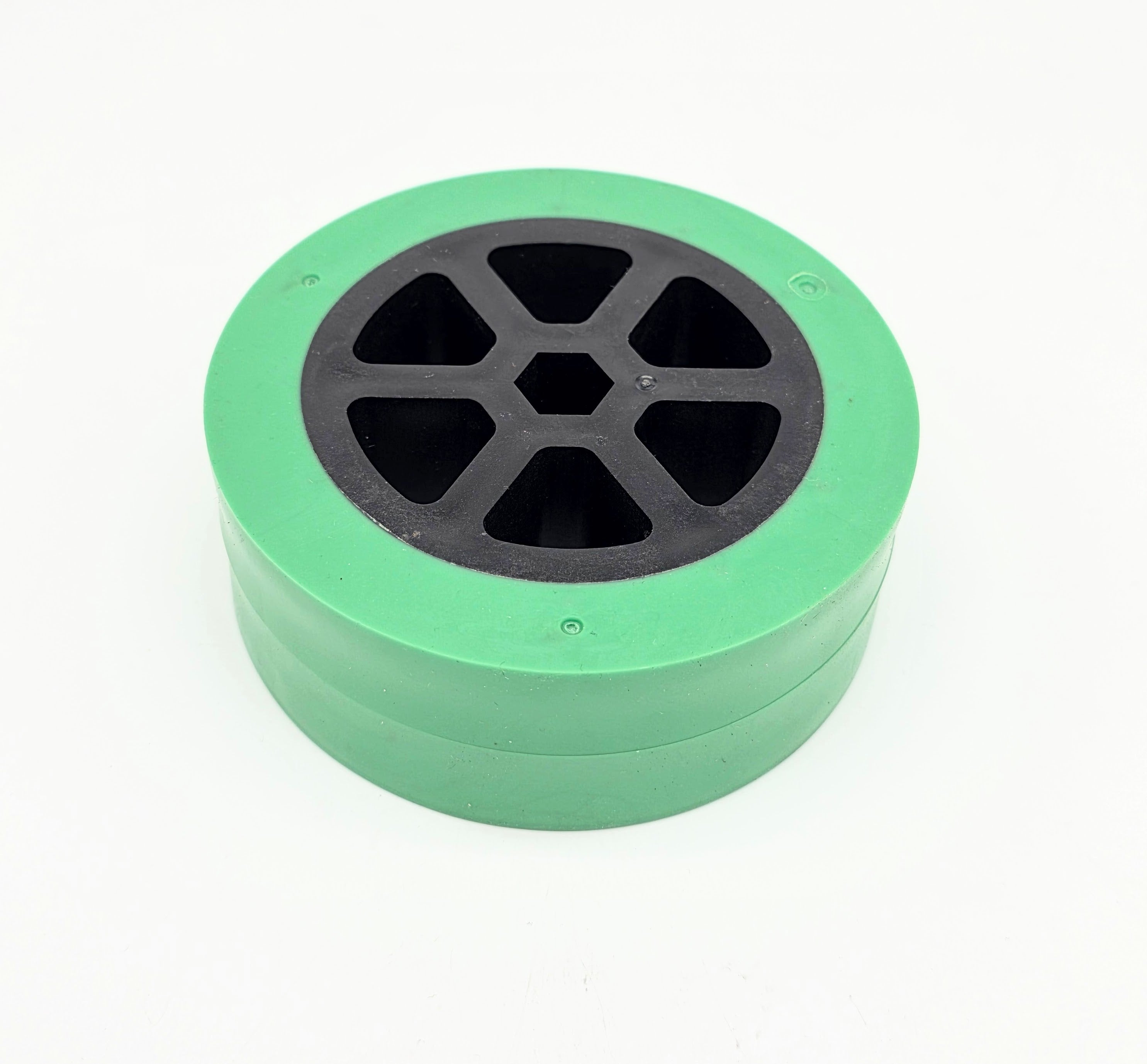 4" Solid Urethane Wheel 1/2" Hex Bore - 60A Durometer