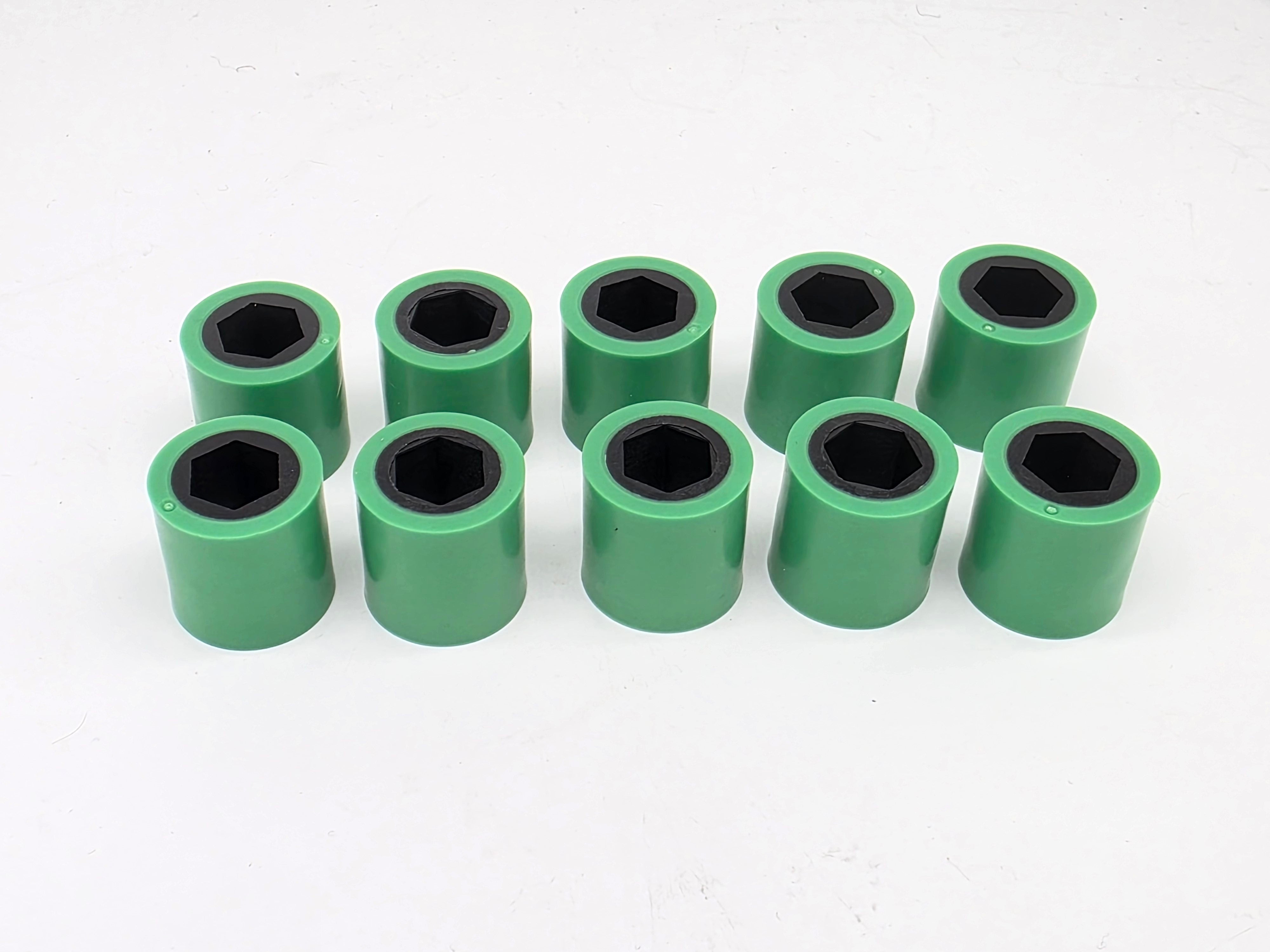 QTY 10 - 1 Inch Solid Urethane Wheel - 60A durometer