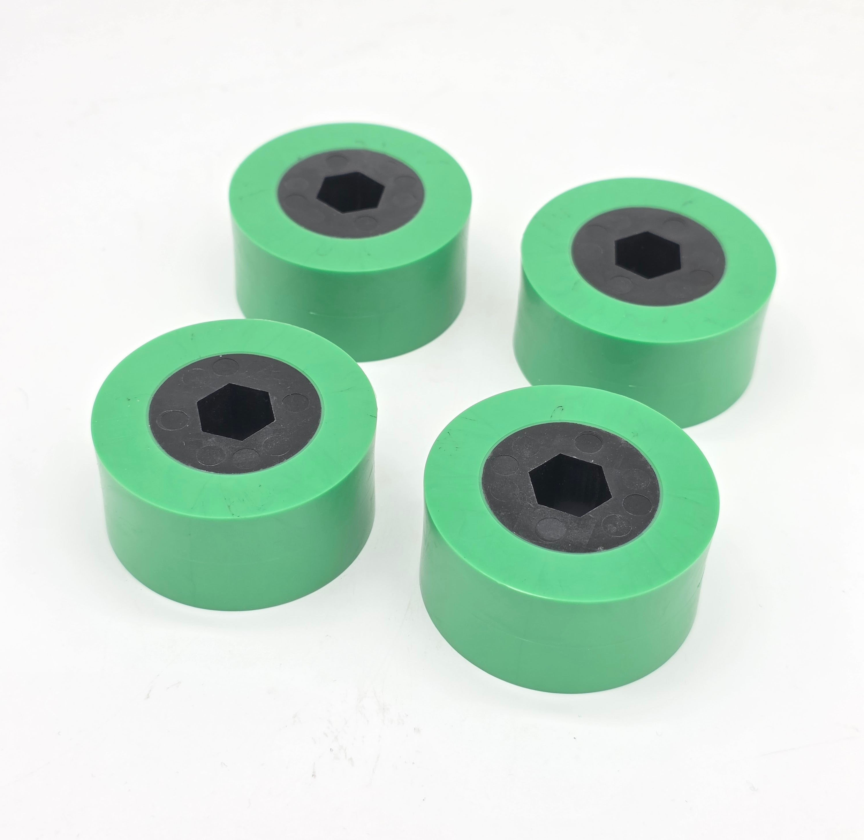 QTY 4 - 2 Inch Solid Urethane Wheel - 60A durometer