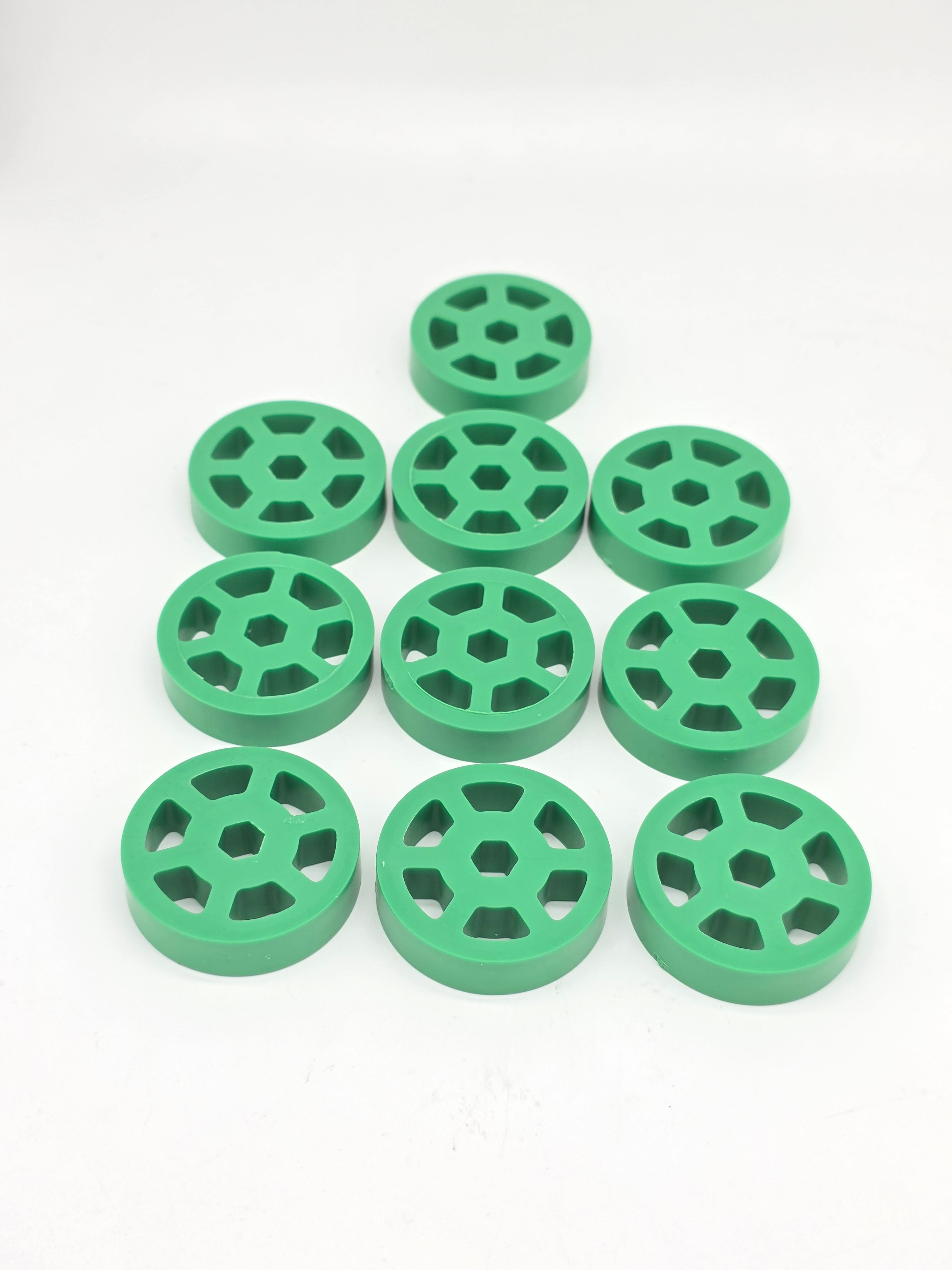 QTY 10 - Hard Durometer 60A - 2 Inch Thrifty Squish Wheels