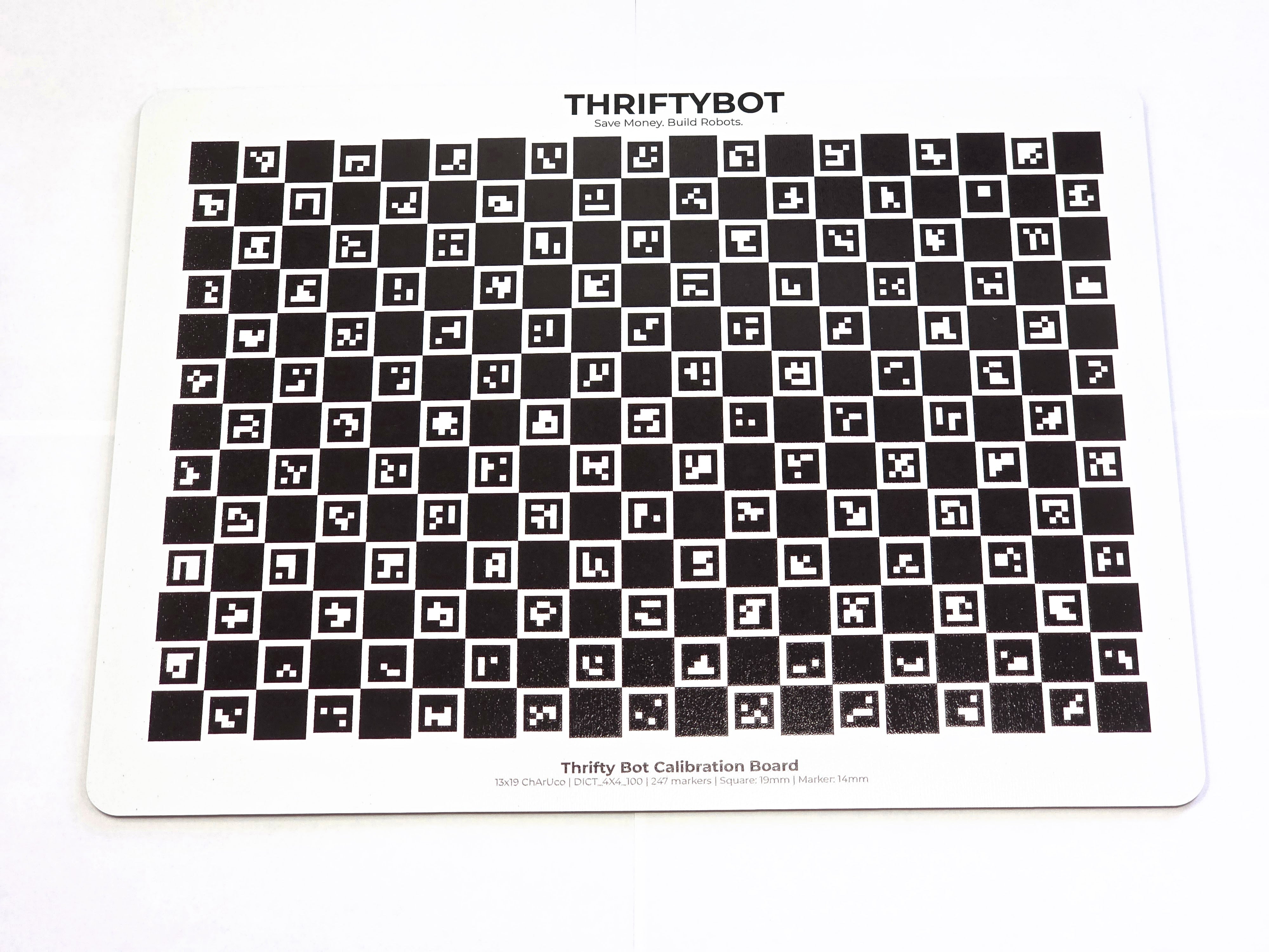 Thrifty Vision Calibration Board