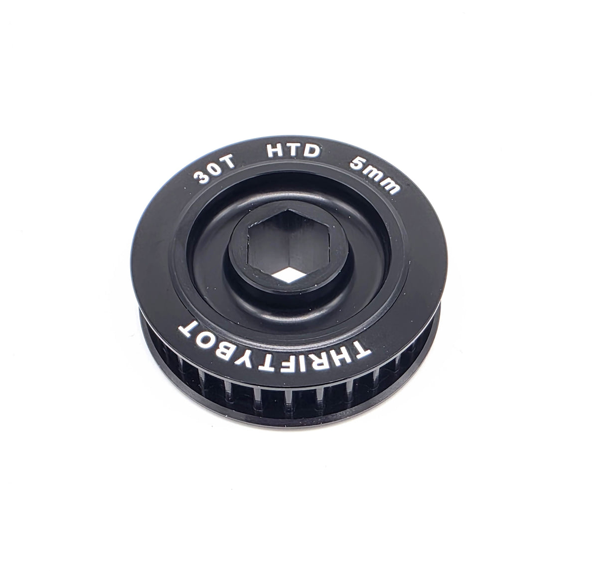 1/2" Hex Bore Aluminum HTD Pulleys