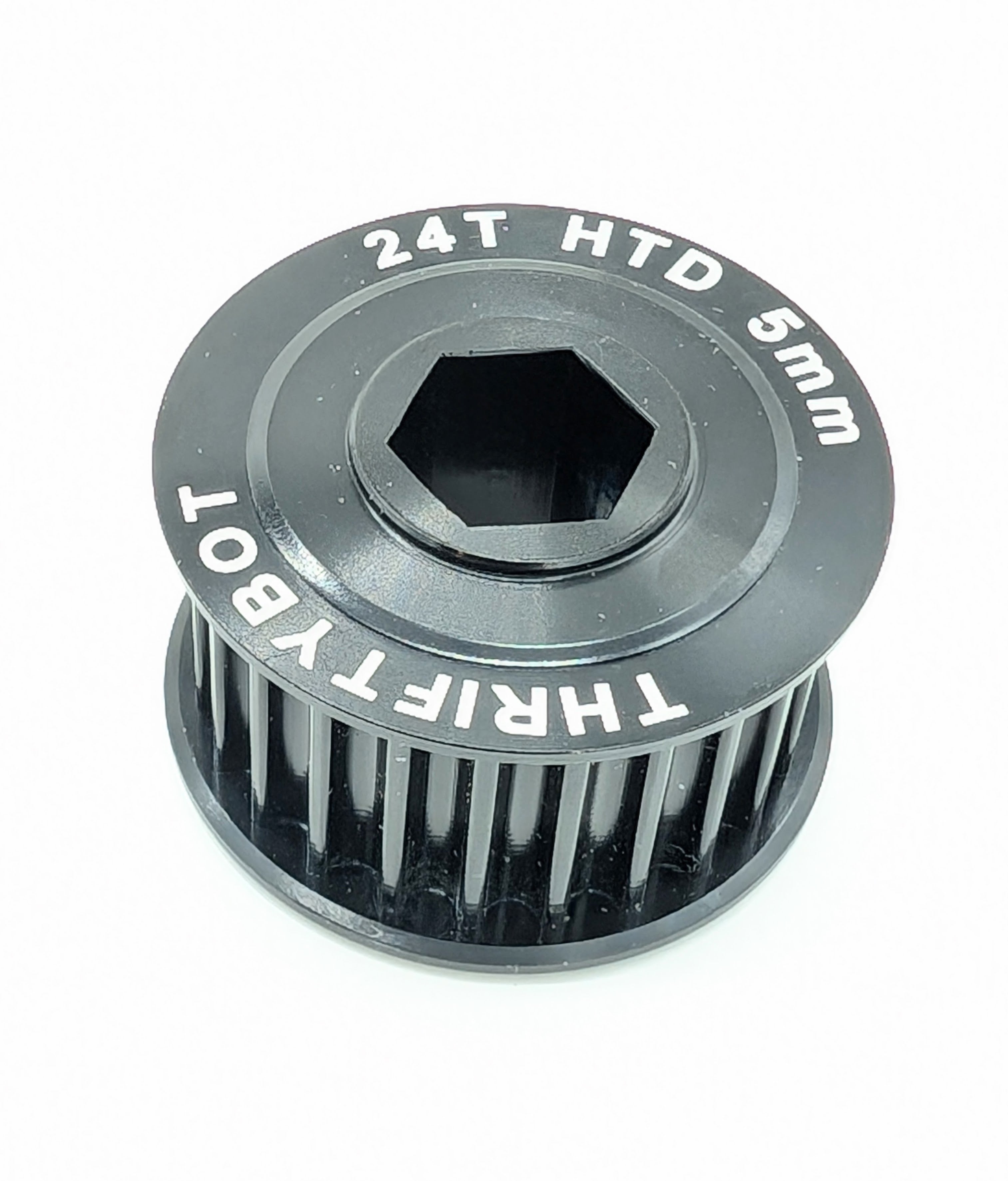 1/2" Hex Bore Aluminum HTD Pulleys