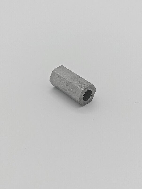 QTY 4 - Spline to 1/2" Hex Adapter