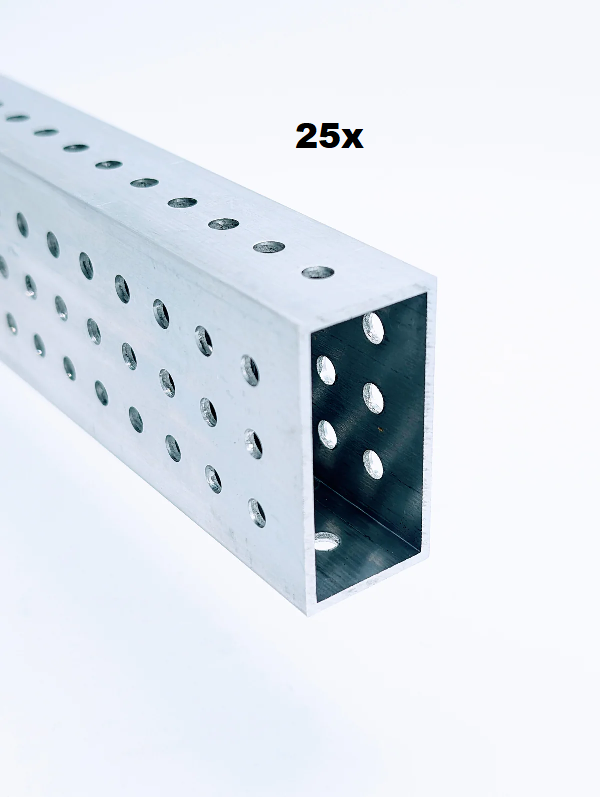 2 x 1 Tubing Aluminum Extrusion Bundles