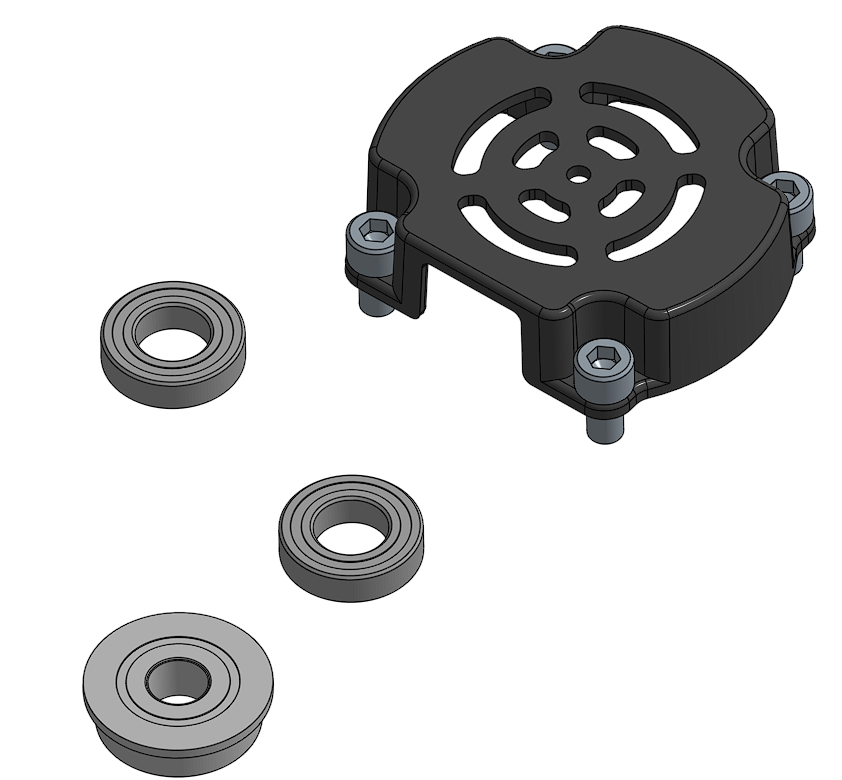 Narrow Swerve Encoder Cover & Extra Hardware Kit