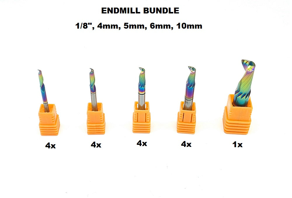 Single Flute Endmill Bundle