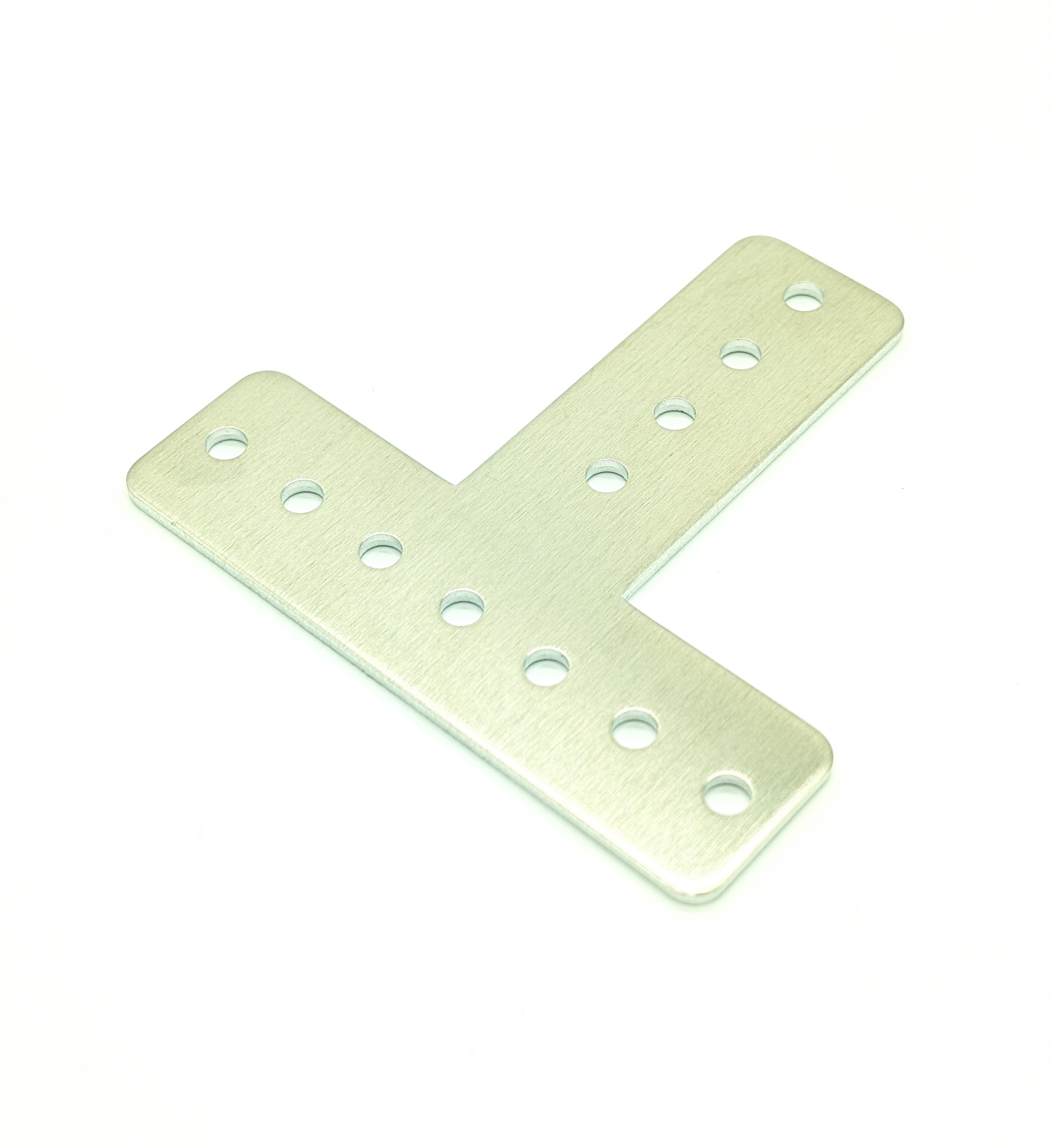 QTY 8 - Aluminum T Gussets - 5mm Hole Size