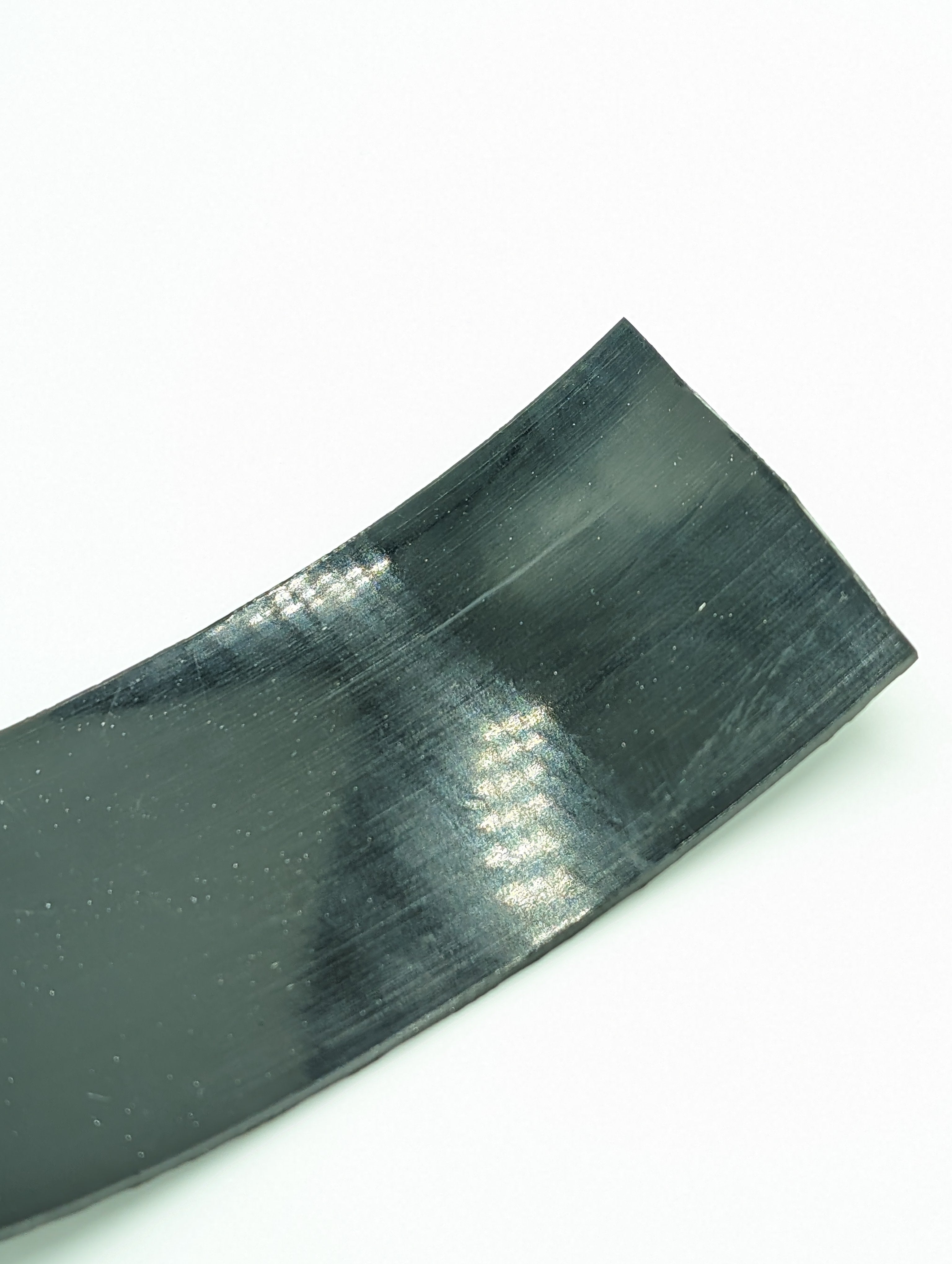 QTY 10 FT - Black Polyurethane Flat Belt