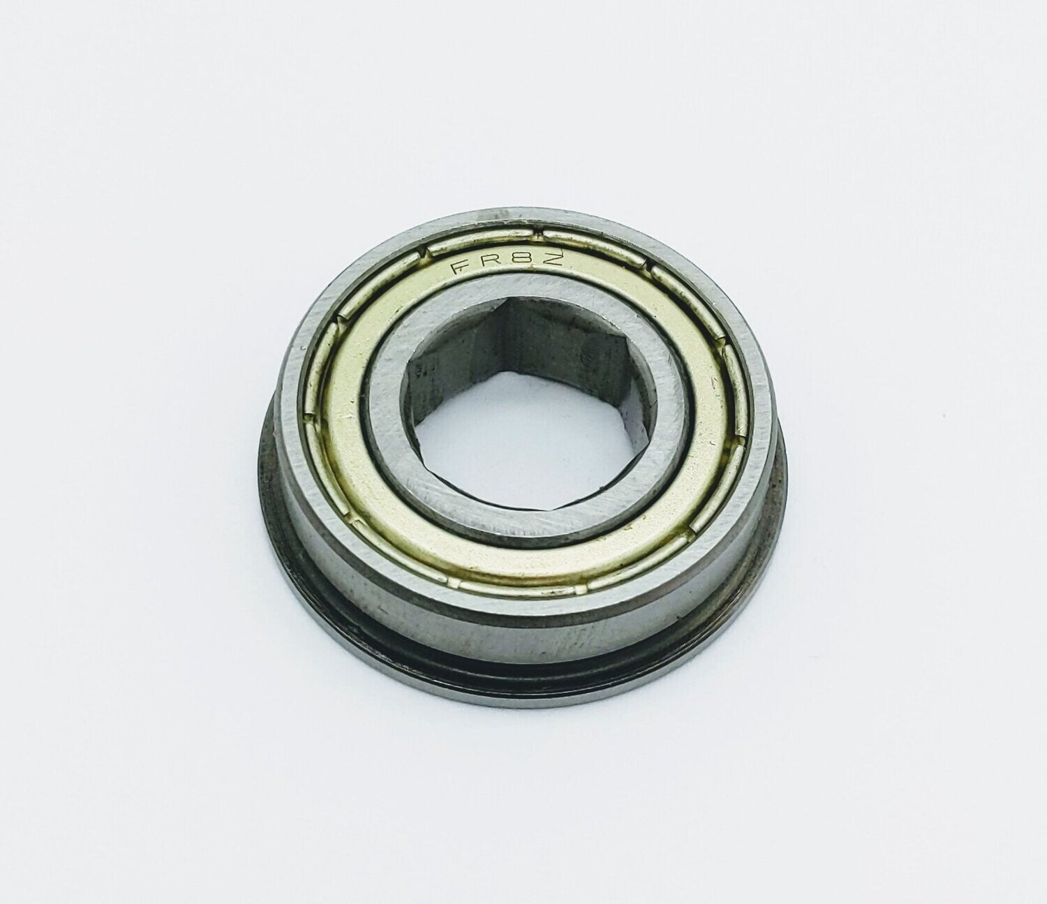 QTY 10 - Flanged 1/2 Inch Hex Ball Bearings