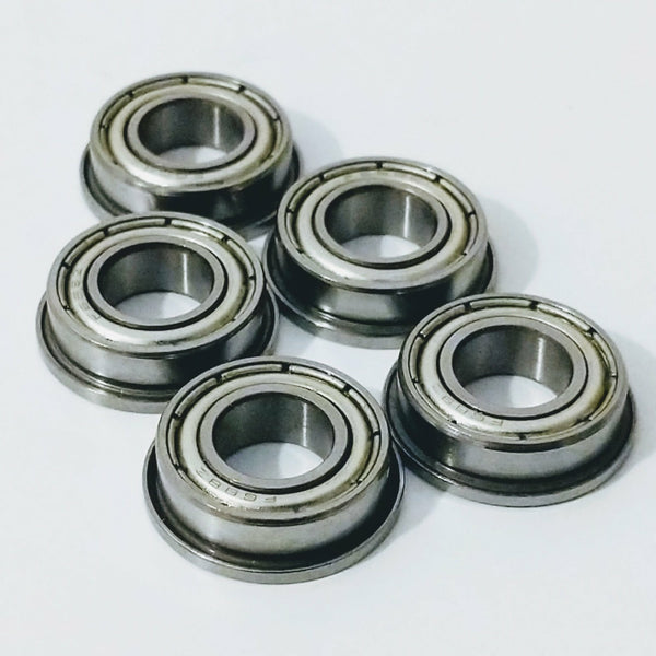 Team Associated 8x16x5mm Flanged Bearings - Silver/Blue, For RC8B3 & RC8T3 Buggy Models (Pack Of 4) - View #7