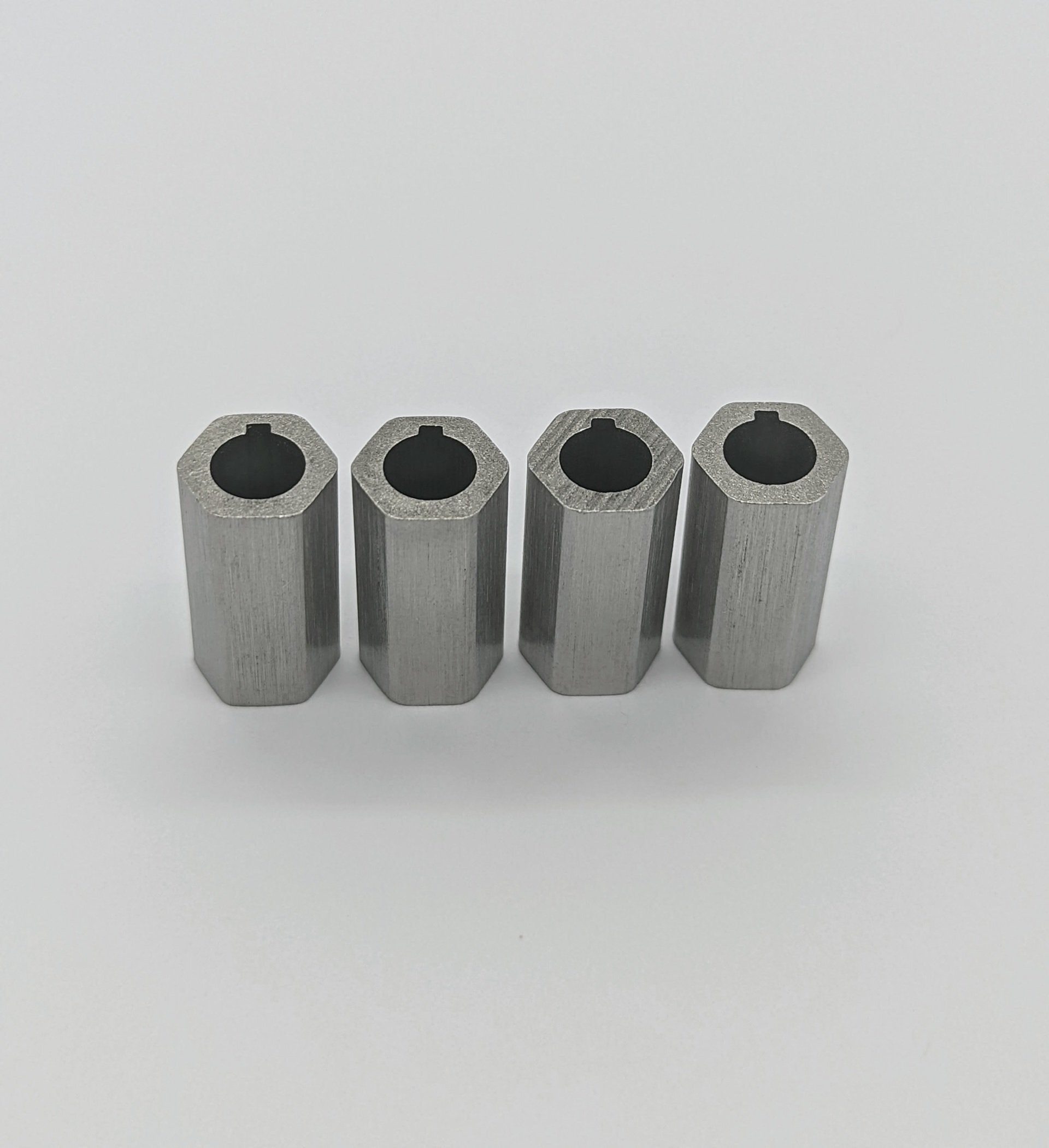 QTY 4 - 8mm to 1/2" Hex Adapter